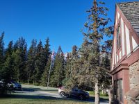 Einfahrt in den Banff Nationalpark