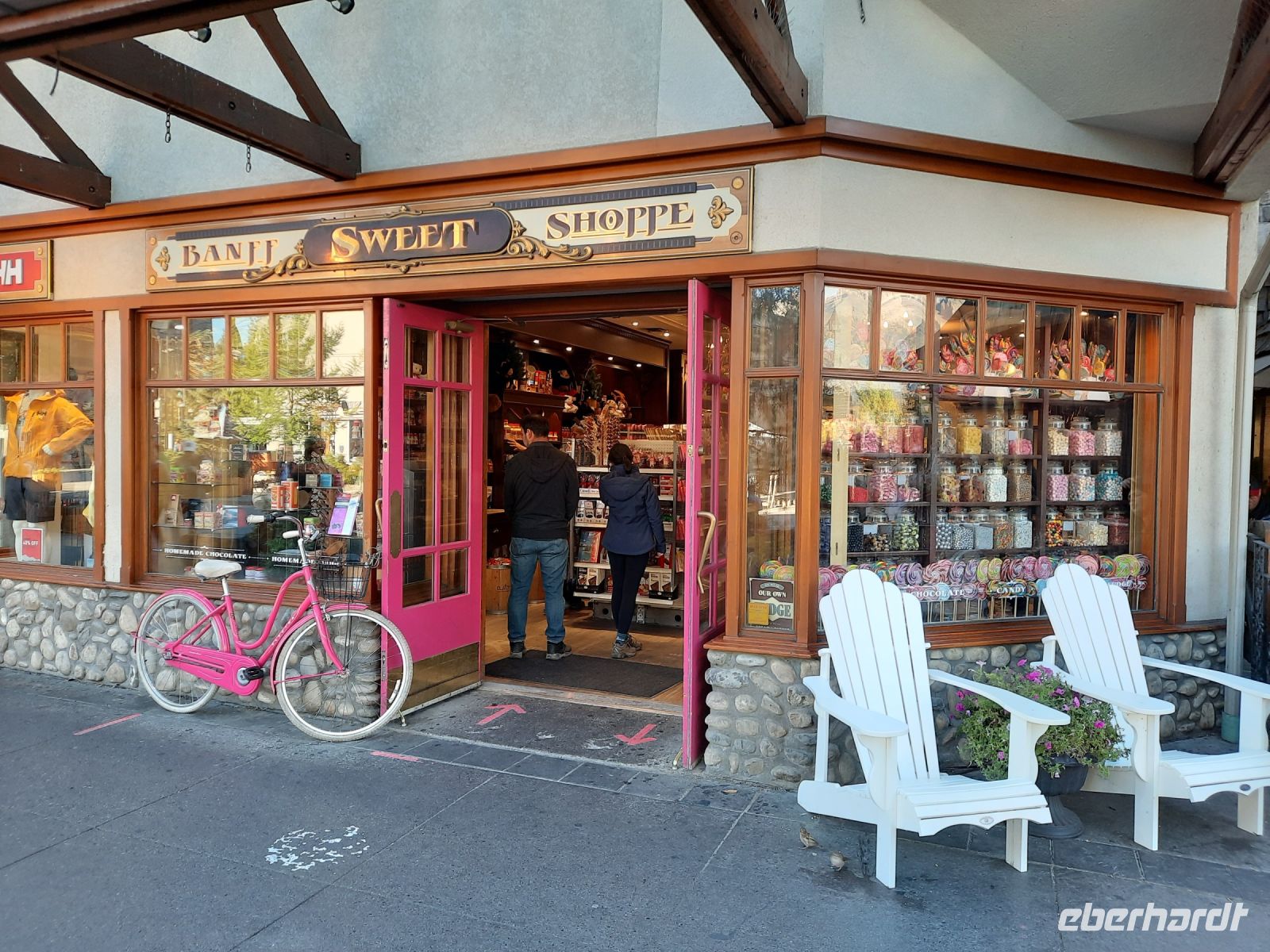 In der Fußgängerzone von Banff