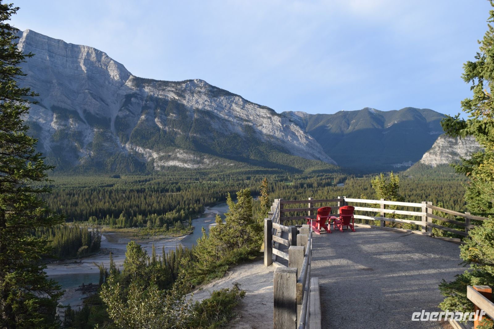 Blick über das Tal des Bow Rivers