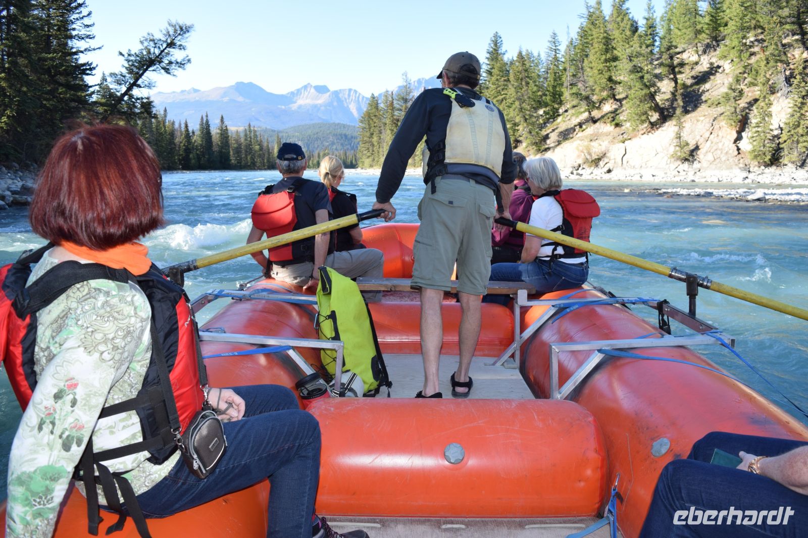 Schlauchboottour auf dem Athabasca River