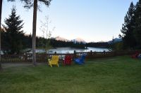 Blick auf dem Athabasca River von Becker´s Chalets