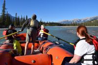 Schlauchboottour auf dem Athabasca River