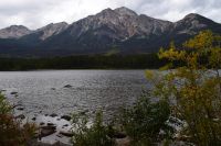 Pyramid Lake mit Blick auf gleichnamigen Berg