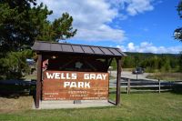 Stopp am Besucherzentrum des Wells Gray Parkes