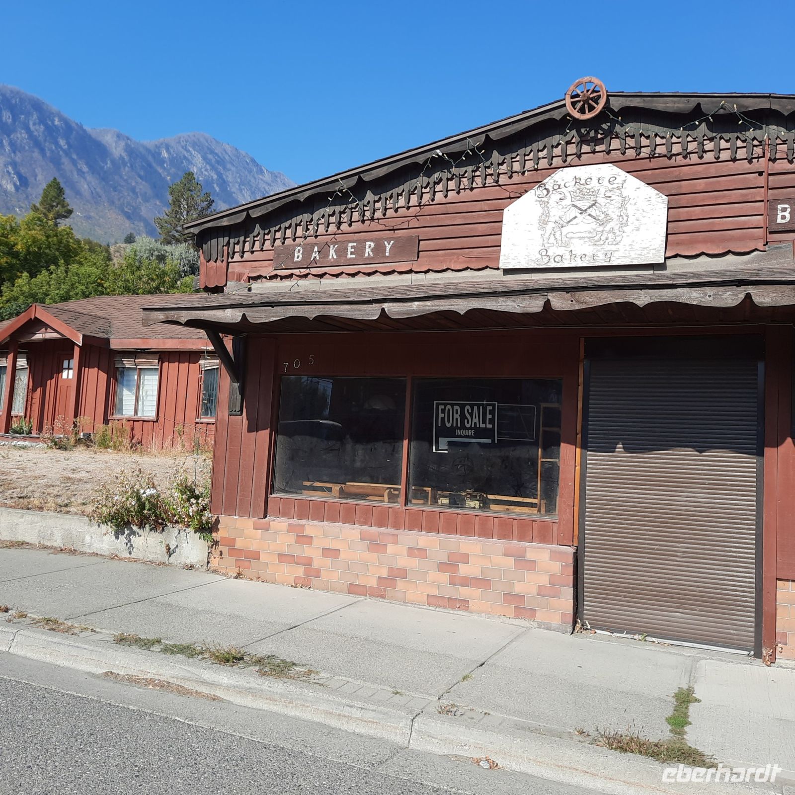 Deutsche Bäckerei in Lillooet vor 19 Jahren noch einen Besuch wert - heute zum Verkauf