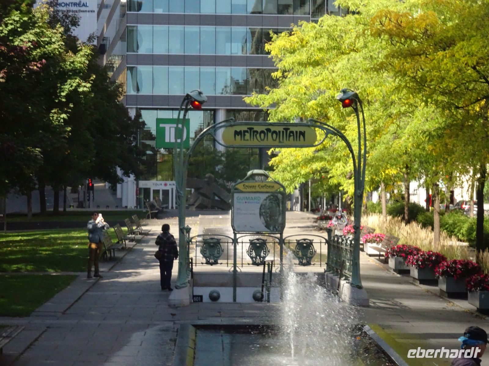 Montreal - Kanada - U-Bahn-Eingang - Geschenk der Stadt Paris