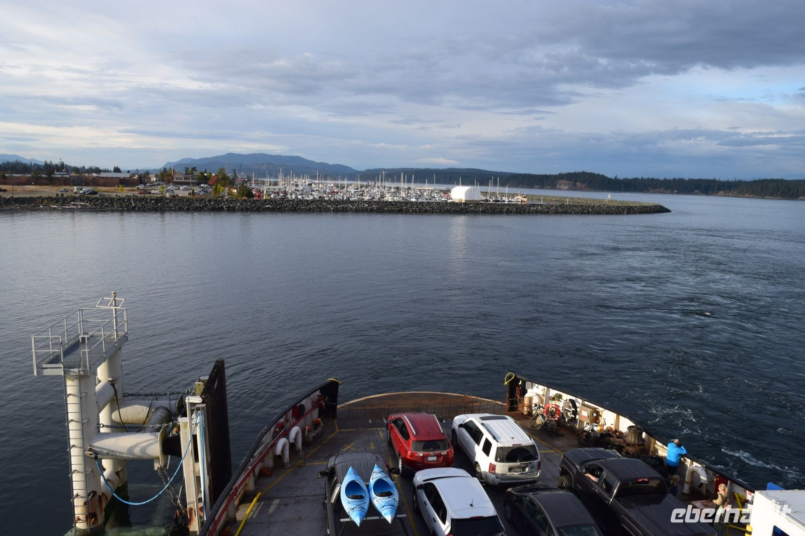 Überfahrt von Cambell River nach Quadra Island