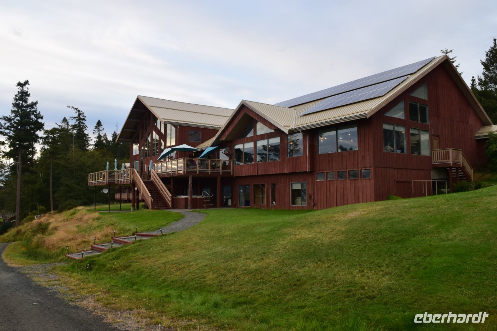 unsere Unterkunft auf Quadra Island nahe Cape Mudge