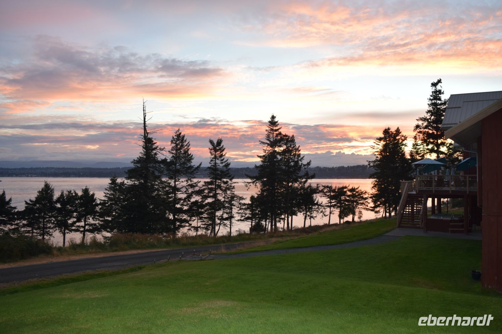 Sonnenuntergang am Cape Mudge