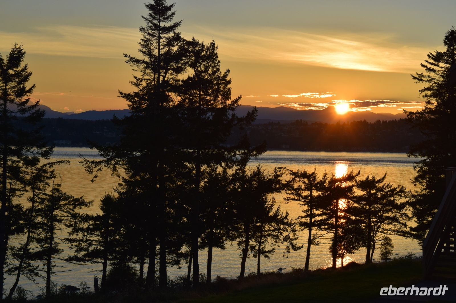 wieder Sonnenuntergang am Cape Mudge