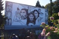 viel Wandmalerei in Chemainus