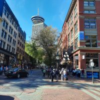 Die Dampfuhr in der Altstadt Vancouvers - Gastown