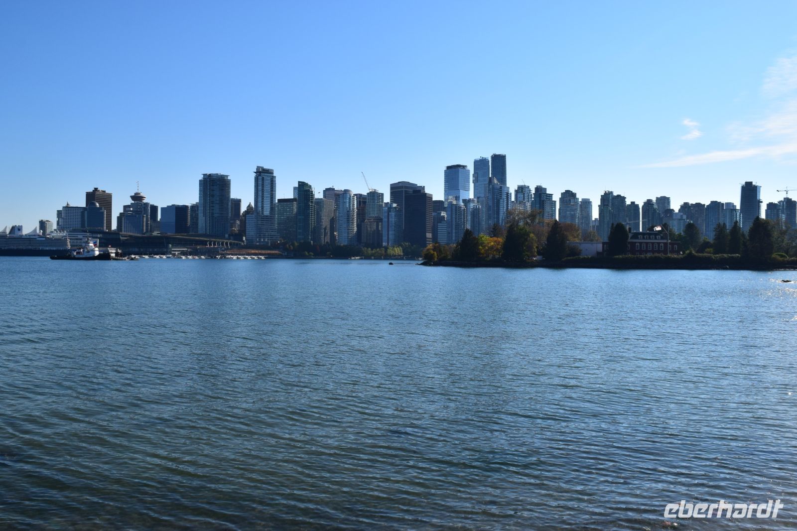 Skyline von Vancouver vom Stanley Park