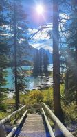 Singlereise Kanada - Spirit Island im Maligne Lake im Jasper Nationalpark