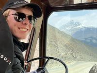 Patrick Fahrer des Snowcoach