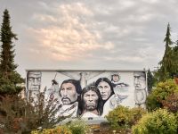 Das erste Gemaelde in Chemainus