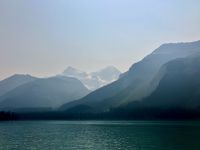 Mystische Berge bei Jaspers Maligne See