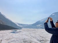 Auf dem Athabasca Gletscher