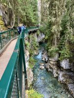 Wandern im Johnston Canyon