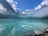 Der Nebel loest sich langsam auf