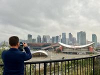 Das ist Calgary mit seinem Satteldom