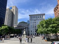 2. Reisetag – Von Montréal nach Québec – Stadtrundfahrt in Montréal – Place d’Armes