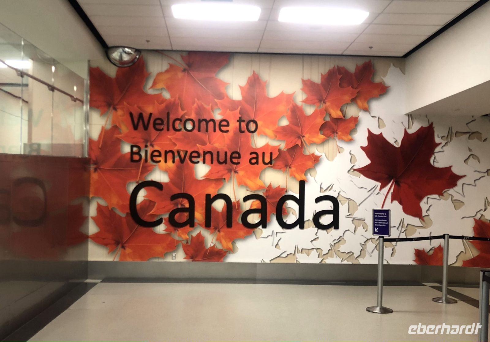 Calgary Flughafen-Wilkommen-in-Kanada