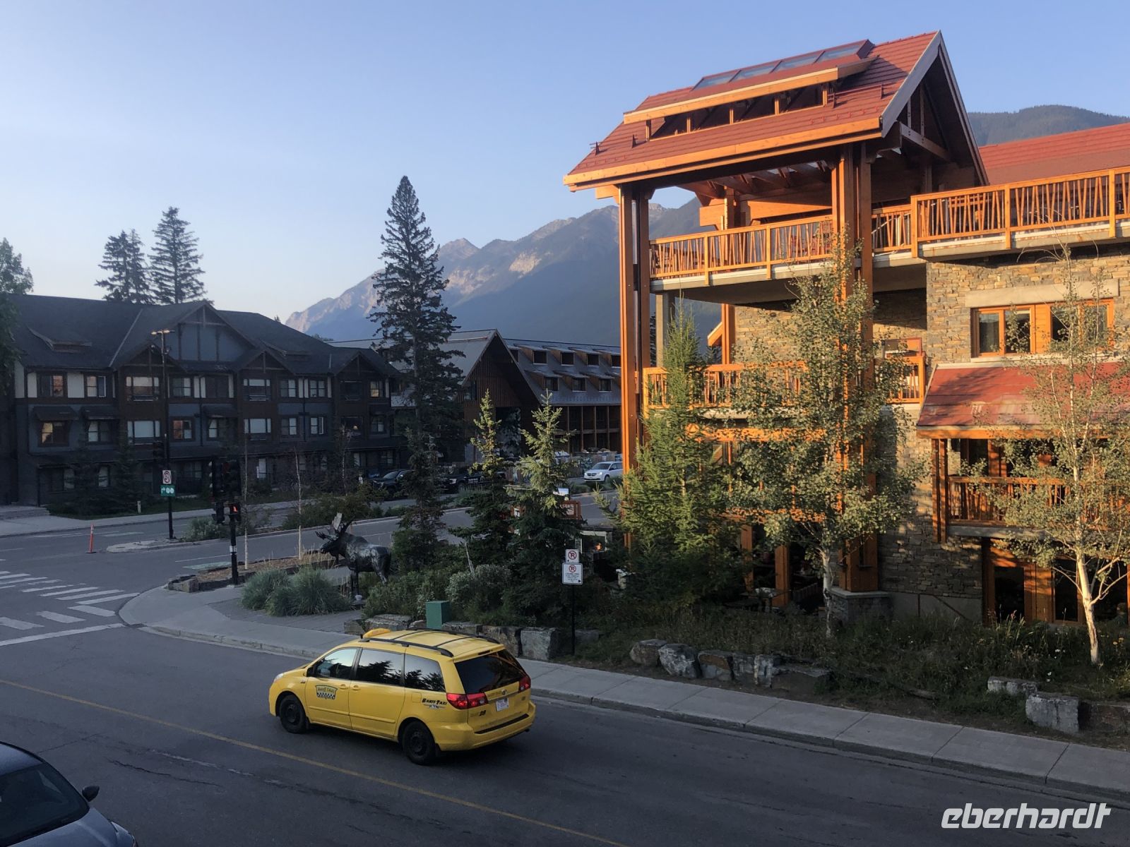 Banff - Ausblick_vom_Hotel
