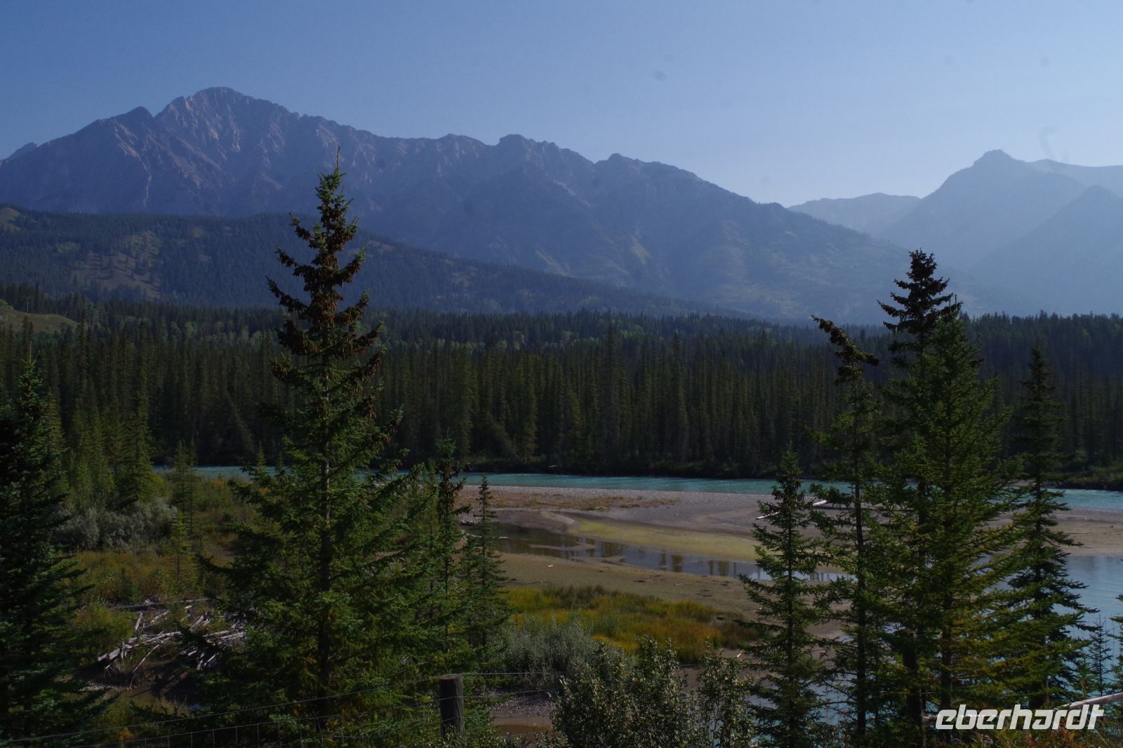 Fotostopp am Castle MountainFotostopp am Castle Mountain