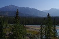 Fotostopp am Castle MountainFotostopp am Castle Mountain