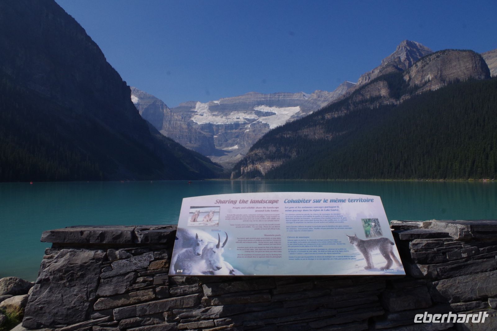 Infotafel Lake Louise
