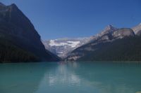 Lake Louise mit Victoria Gletscher im Hintergrund 2