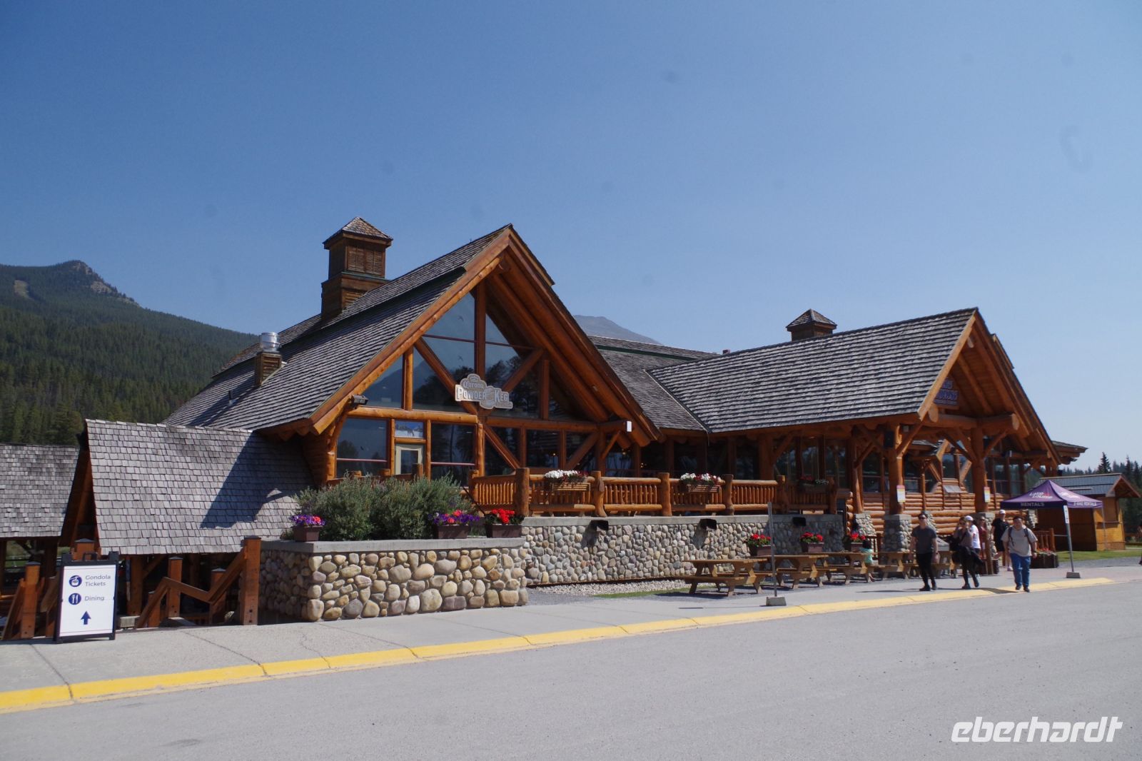 Mittagspause am Lake Louise Ski Resort