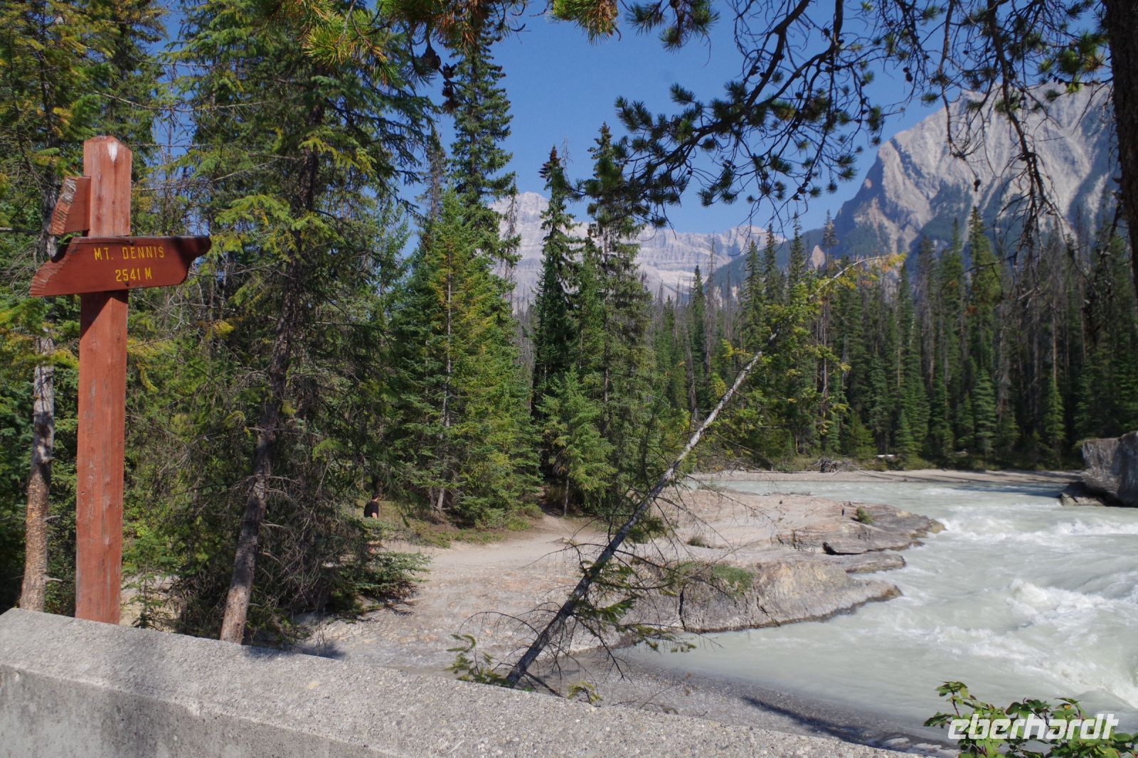 Mt. Dennis im Kickinghorse River Valley