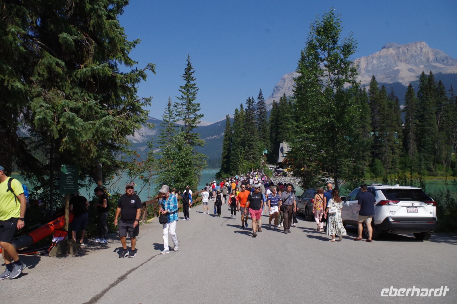 Spaziergang am Emerald Lake
