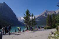 Spaziergang am Lake Louise