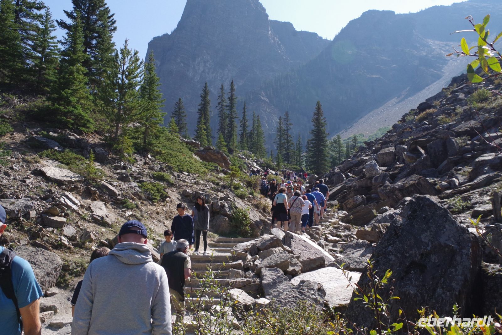 Spaziergang zum Aussichtspunkt am Moraine Lake 2