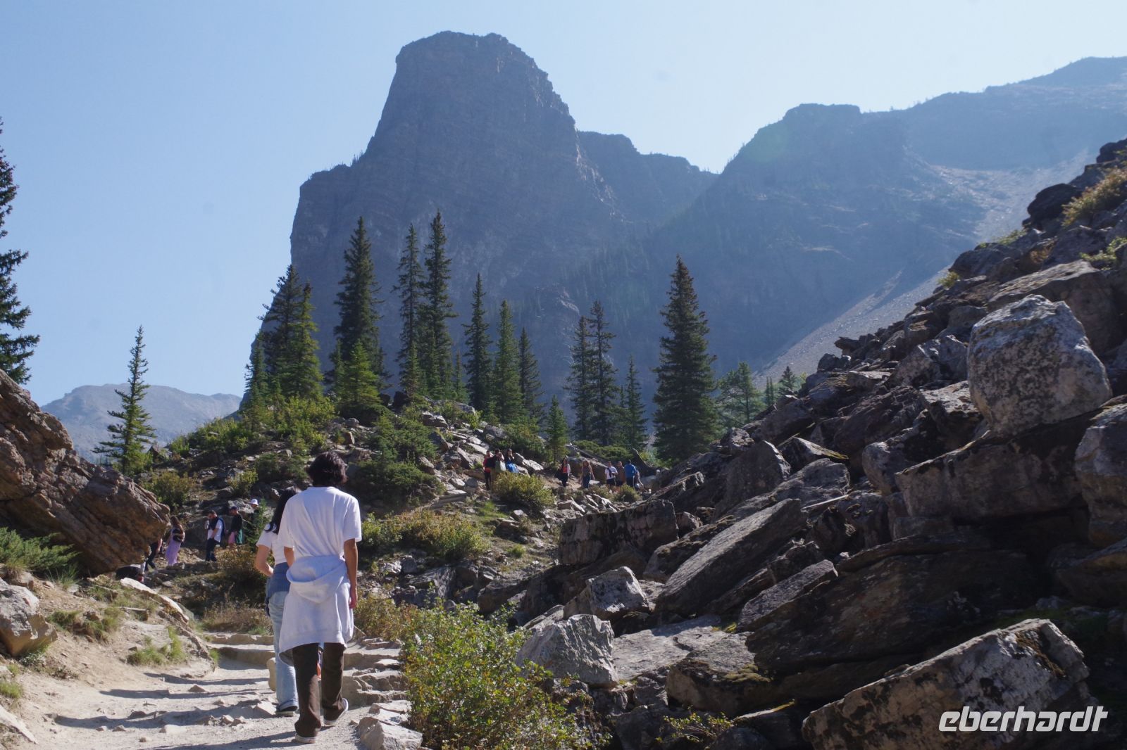 Spaziergang zum Aussichtspunkt am Moraine Lake 3