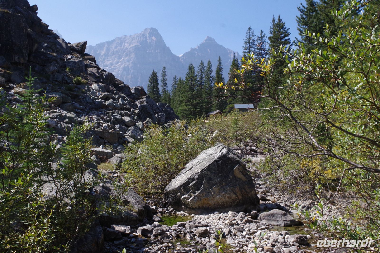 Spaziergang zum Aussichtspunkt am Moraine Lake