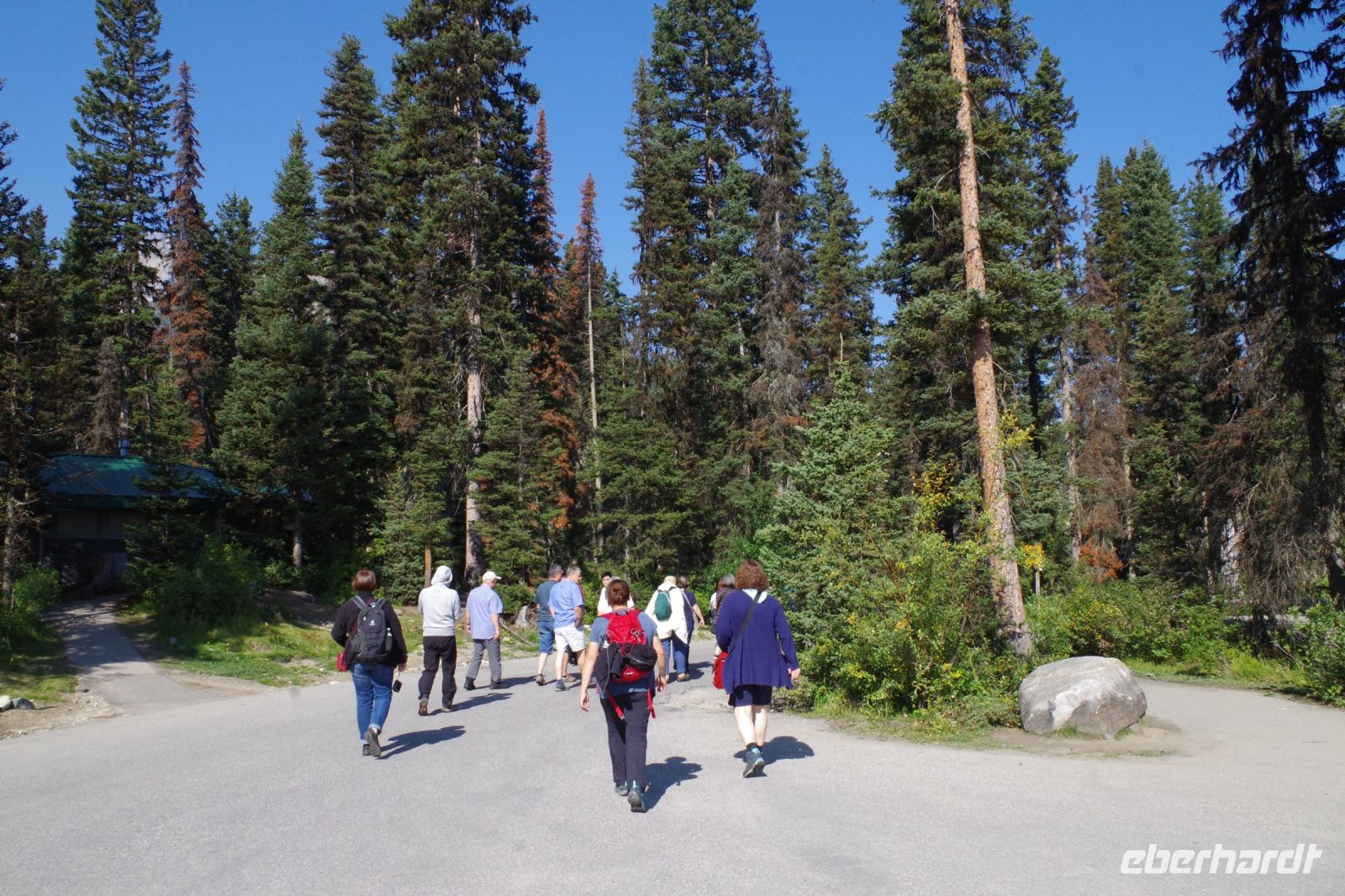 Spaziergang zum Lake Louise