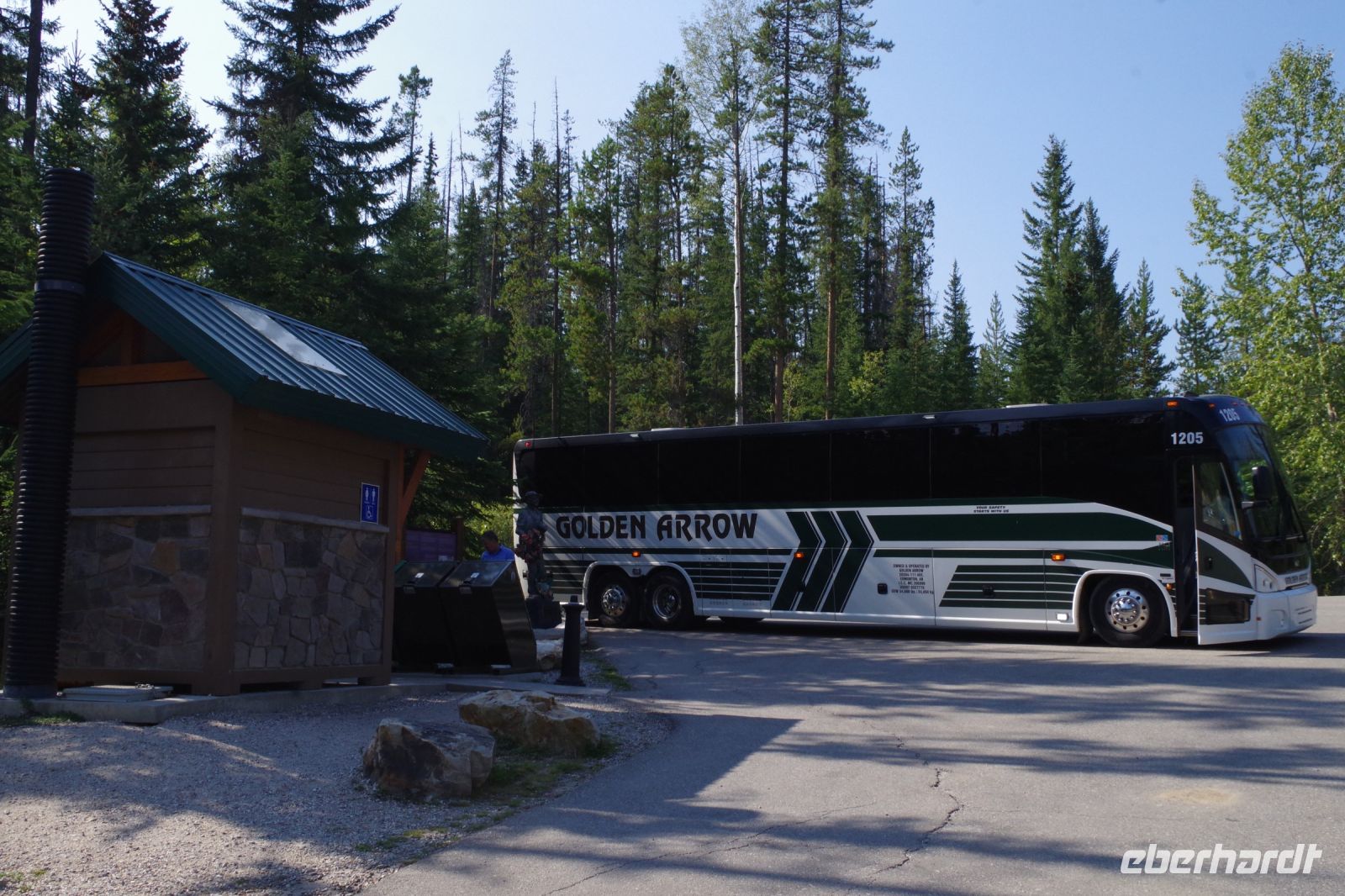 Unser Reisebus im Yoho Nationalpark