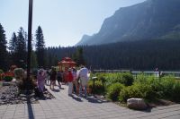 Vor dem Chateau Lake Louise