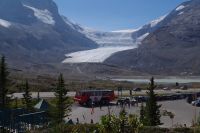 Athabasca Gletscher mit Ice Explorer