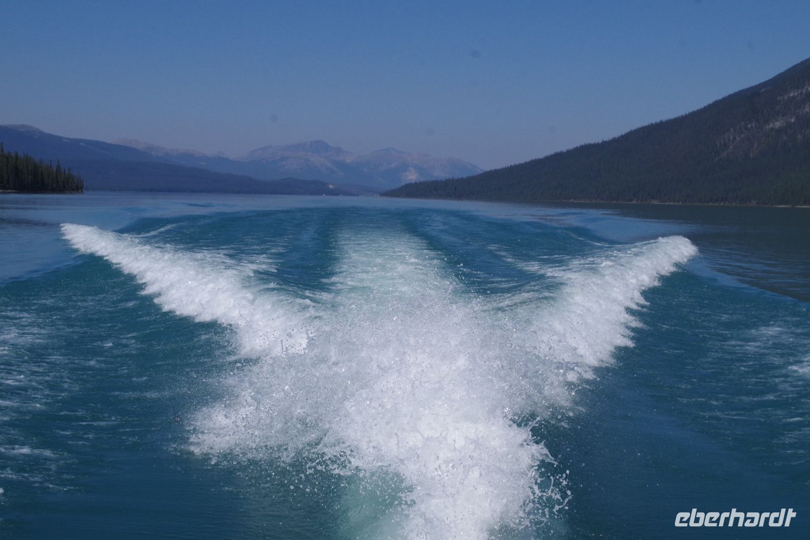 Bootsfahrt auf dem Maligne Lake