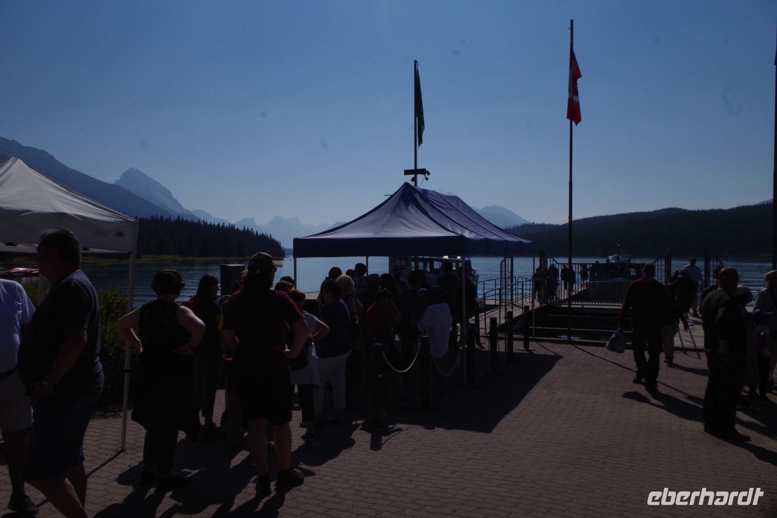 Check-In Maligne Lake Bootsfahrt