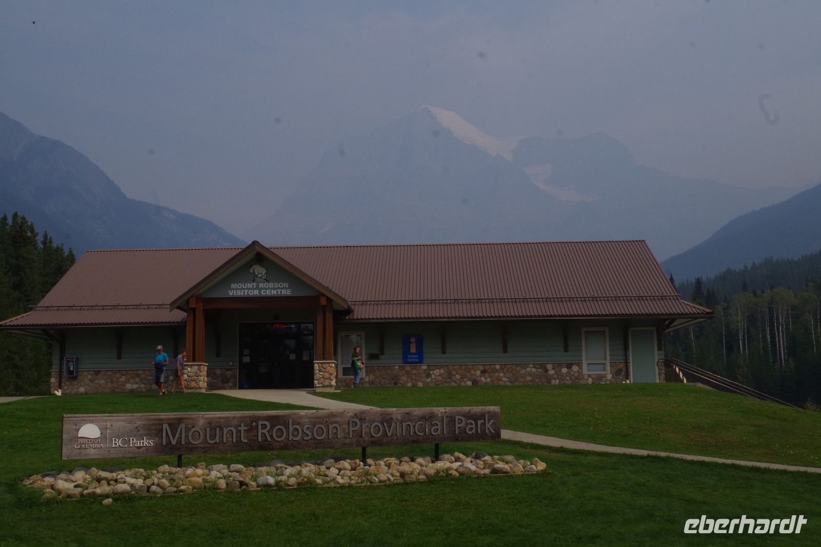 Mount Robson mit Mount Robson Visitor Center 2