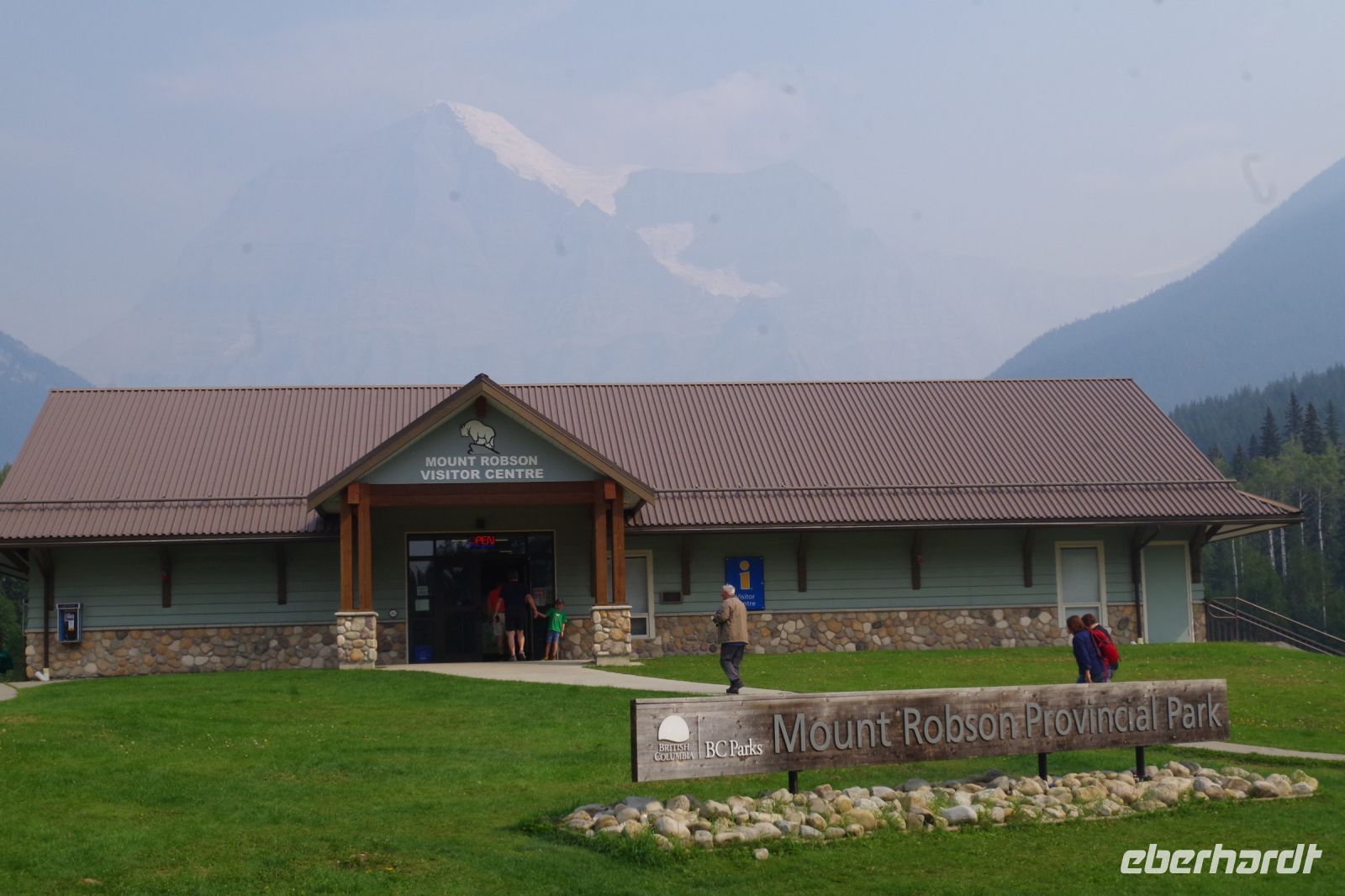 Mount Robson mit Mount RObson Visitor Center