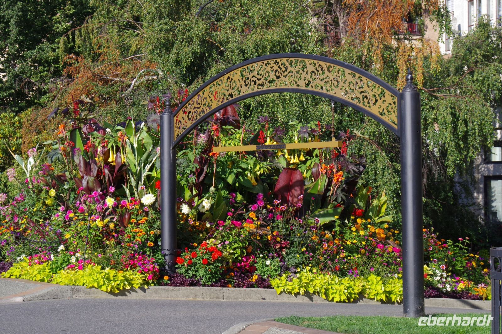 Dekorativer Außenbereich vom Empress Hotel, Victoria 2