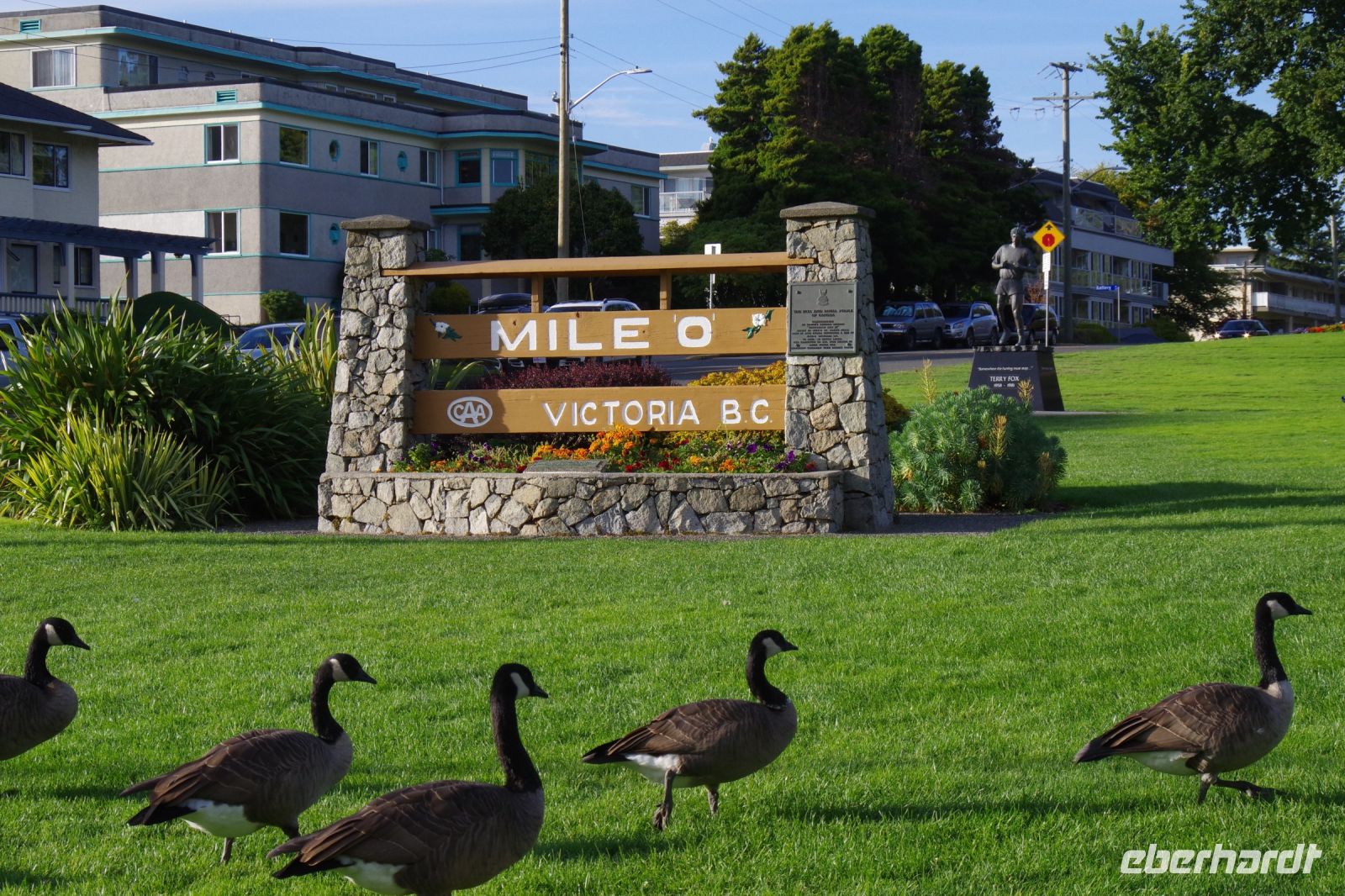 Mile Zero im Beacon Hill Park, Victoria 2