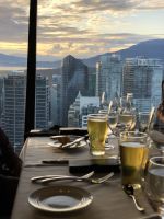 Abendessen mit Ausblick in Vancouver